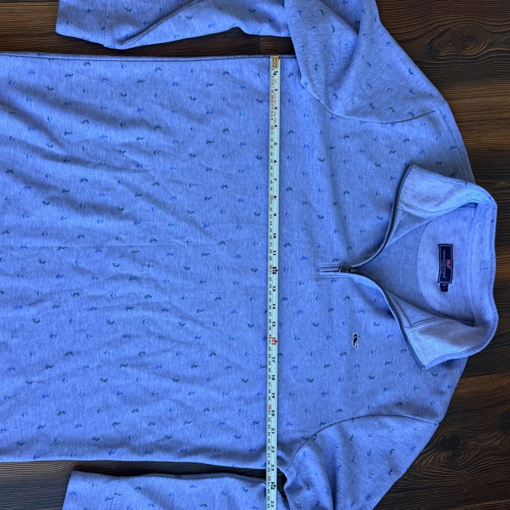 Vineyard Vines Blue Patterned Pullover Large - image 6